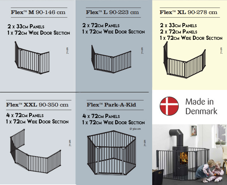 BabyDan Configure Flex XL Hearth Gate White 90278cm BabySafety.ie